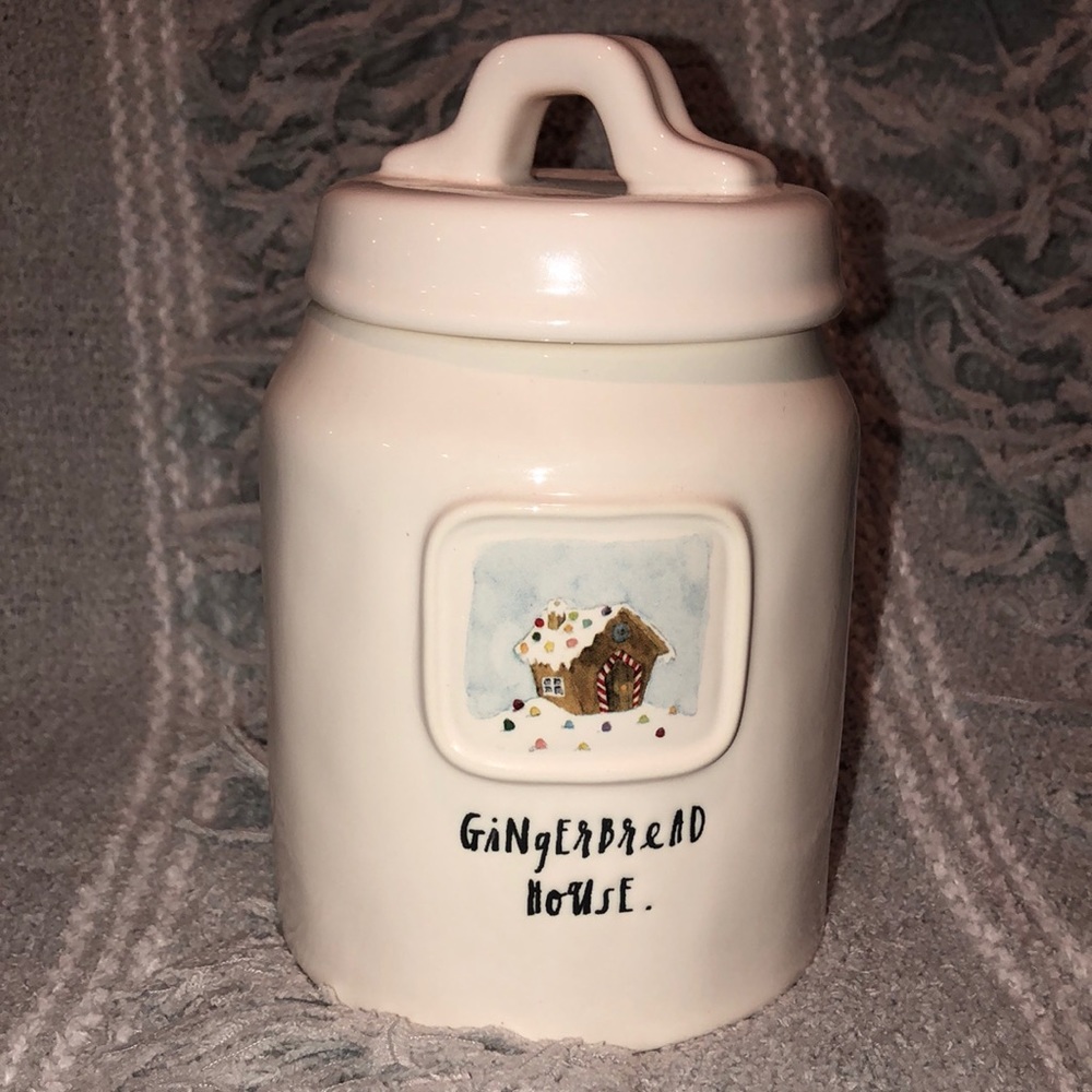 COPY - Rae Dunn “gingerbread house” Canister